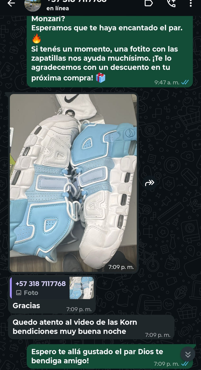 Captura de pedido entregado