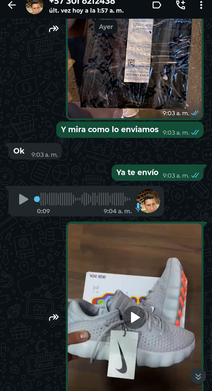 Captura de pedido entregado